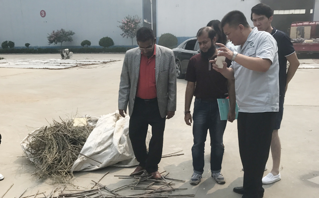 客户考察560秸秆颗；；；；；；